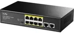 CUDY FS1010P 8-Port 10/100M PoE+ Switch 2 Uplink Ports 120W