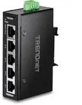 TRENDnet TI-ELC50 5-Port Ethernet Mini Switch Industrial DIN-Rail