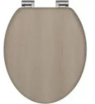 Sch&uuml;tte MDF WC Sitz MODERN WOOD,Toilettendeckel mit Absenkautomatik, Klobrille mit