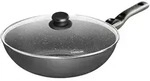 STONELINE&reg; Made in Germany Wok, 30 cm, mit abnehmbarem Griff und Deckel