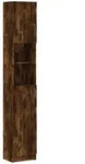 vidaXL Badezimmerschrank R&auml;uchereiche 32x25,5x190 cm Holzwerkstoff