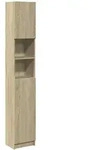 vidaXL Badezimmerschrank Sonoma-Eiche 32x25,5x190 cm Holzwerkstoff