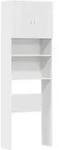 vidaXL Waschmaschinenschrank Wei&szlig; 64x24x190 cm Holzwerkstoff