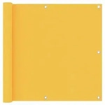 vidaXL Balkon-Sichtschutz Gelb 90x600 cm Oxford-Gewebe