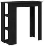 vidaXL Bartisch Schwarze Eiche 102 x 50 x 103,5 cm Holzwerkstoff