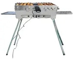 Grillpeter Mangal Astana mit Drehspie&szlig;regler 11 Spie&szlig;e 230V Alumotor