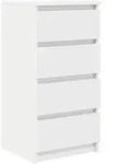 vidaXL Sideboard Wei&szlig; 37,5x35x76 cm Holzwerkstoff