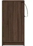 vidaXL LED-Sideboard Braun Eichen-Optik 42,5x34x85 cm Holzwerkstoff