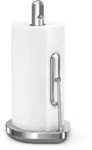 simplehuman Spannarm-K&uuml;chenrollenhalter, geb&uuml;rsteter Edelstahl