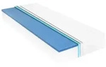 vidaXL Matratze 100 x 200 cm Viskoelastischer Memory-Schaum 18 cm