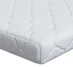 vidaXL Matratze mit Kokosnusschicht Wei&szlig; 200 x 180 cm PU-Schaum