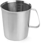HENDI Messbecher, Edelstahl, 1L, ⌀120x(H)130mm