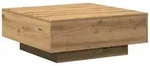 vidaXL Couchtisch Artisan-Eiche 80 x 80 x 31 cm
