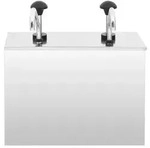 vidaXL Saucen-Spender Edelstahl 2 x 3,5 L