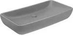 vidaXL Luxus-Waschbecken Rechteckig Matt Hellgrau 71x38 cm Keramik