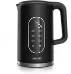 Arendo Edelstahl-Wasserkocher 1,7 l, 2200 W, Temperaturwahl 40 bis 100 &deg;C,