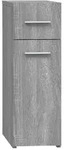 vidaXL Apothekerschrank Grau Sonoma 20x45,5x60 cm Holzwerkstoff