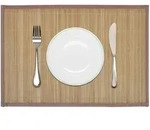 vidaXL 6 Bambus-Platzdeckchen 30 x 45 cm Braun