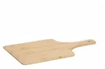 Relaxdays Pizzaschieber Bambus, 50 x 30 cm, als Pizzaschaufel, abgerundete Kanten,