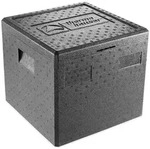 thermohauser EPP-Thermobox Pizza schwarz, mit Deckel, 37,5 L