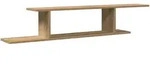 vidaXL TV-Wandregal Artisan-Eiche 125x18x23 cm Holzwerkstoff