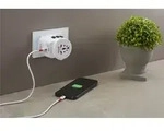 SKROSS 75253 Reiseadapter PRO Light USB AC45PD, wei&szlig; - 45 W, 1x USB-CTM und 1x USB-A