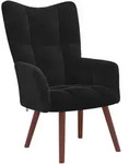 vidaXL Relaxsessel Schwarz Samt