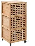 vidaXL Badezimmerschrank 41&times;41&times;91 cm Walnuss Massivholz