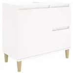 vidaXL Badschrank Wei&szlig; 65x33x60 cm Holzwerkstoff