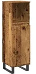 vidaXL Badschrank Altholz-Optik 30x30x100 cm Holzwerkstoff