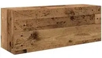vidaXL Bad-Wandschrank Altholz-Optik 80x25x30 cm Holzwerkstoff