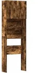 vidaXL Waschmaschinenschrank R&auml;uchereiche 64x24x190 cm Holzwerkstoff