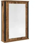 vidaXL Bad-Spiegelschrank Altholz-Optik 42x12x60 cm Holzwerkstoff