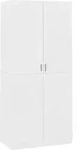 vidaXL Kleiderschrank Wei&szlig; 90x52x200 cm Holzwerkstoff