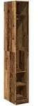 vidaXL Kleiderschrank Altholz-Optik 30x50x200 cm Holzwerkstoff