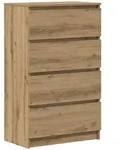 vidaXL Sideboard Artisan-Eiche 60x35x98,5 cm Holzwerkstoff