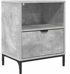 vidaXL Nachttisch Betongrau 49 x 36 x 61 cm Holzwerkstoff