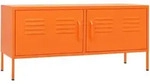 vidaXL TV-Schrank Orange 105x35x50 cm Stahl