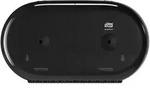 Tork SmartOne&reg; Mini Doppelrollenspender f&uuml;r Toilettenpapier Schwarz T9, Hohe