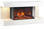 KAMINIO Elektrokamin LIZ - Elektrischer Wandkamin mit Heizung, 3D-Flammeneffekt,