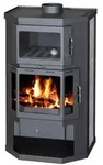 Kaminofen mit Backfach+Herdplatte Victoria Taro F schwarz &ndash; 9,51 kW