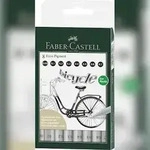 Faber Castell Tintenschreiber Ecco Pigment mm sw 8er