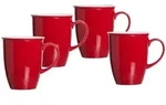 Ritzenhoff & Breker DOPPIO Kaffeebecher 320 ml Rot 4er Set