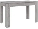 vidaXL Esstisch Grau Sonoma 120x60x76 cm Holzwerkstoff