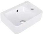 Hansgrohe Handwaschbecken Xanuia Q 36x25 cm wei&szlig; gl&auml;nzend mit &Uuml;berlauf und