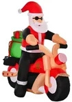HOMCOM - aufblasbarer Weihnachtsmann - 153 x 55 x 150 cm