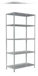 SCHULTE Regalwelt Stecksystem-Grundregal, 5 B&ouml;den, 2000x1000x500, verz.