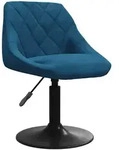 vidaXL Esszimmerstuhl Blau Samt