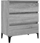 vidaXL Sideboard Grau Sonoma 60x35x70 cm Holzwerkstoff