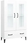 vidaXL Highboard Wei&szlig; 70x31x115 cm Holzwerkstoff
